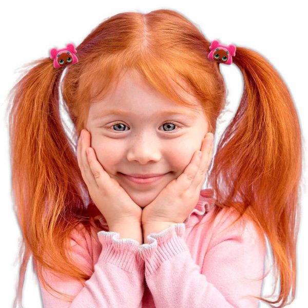 Accesorios Cabello – Niñ@s Trendy – Complementos Moda – Vestir con Estilo – (licencia oficial) – Coletero elástico de Pelo (Rubber Pony Tail) color Rosa – Lol Surprise – Urban – Tendencia – Style – 9,0 x 2,7 cm. – Moda The Happy Patch - Imagen 2