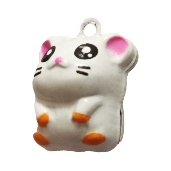 Cascabel Decorativo Metálico – Tamaño Mini – Bell – Animales – Mascotas – Hamster – Kawaii – Música para tu Ropa y Complementos – 1,5 x 1,6 cm. – Moda The Happy Patch - Imagen 3