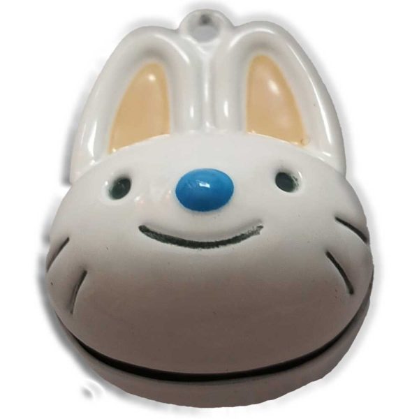 Cascabel Decorativo Metálico – Bell – Animales Granja – Mascotas – Conejo – Rabbit – Música para tu Ropa y Complementos – 2,5 x 2,5 cm. – Moda The Happy Patch - Imagen 3