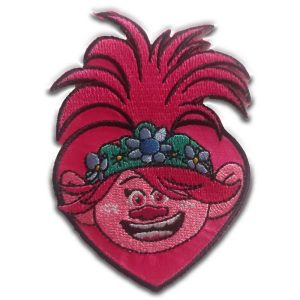 Parches Ropa Trolls – Parche Bordado Ropa – Pop – Rock – (licencia oficial) – Trolls World Tour – Poppy – Modernos – Monstruos – Gracios@s – 6,1 x 8,5 cm. – Moda The Happy Patch