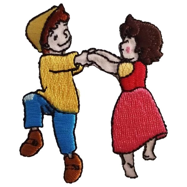 Parches Ropa Heidi – Parche Bordado Ropa – (licencia oficial) – Heidi & Pedro – Infantil – Cute – Tiernos – Niña – 5,4 x 6,5 cm. – Moda The Happy Patch