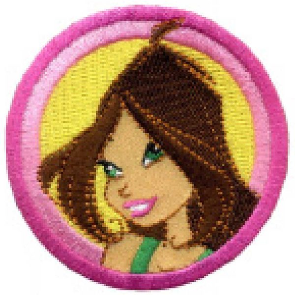 Parches Ropa Winx – Parche Bordado Ropa – (licencia oficial) – Magia – Fantasía – Winx Club – Flora – Hada – 6,5 x 6,5 cm. - Moda The Happy Patch