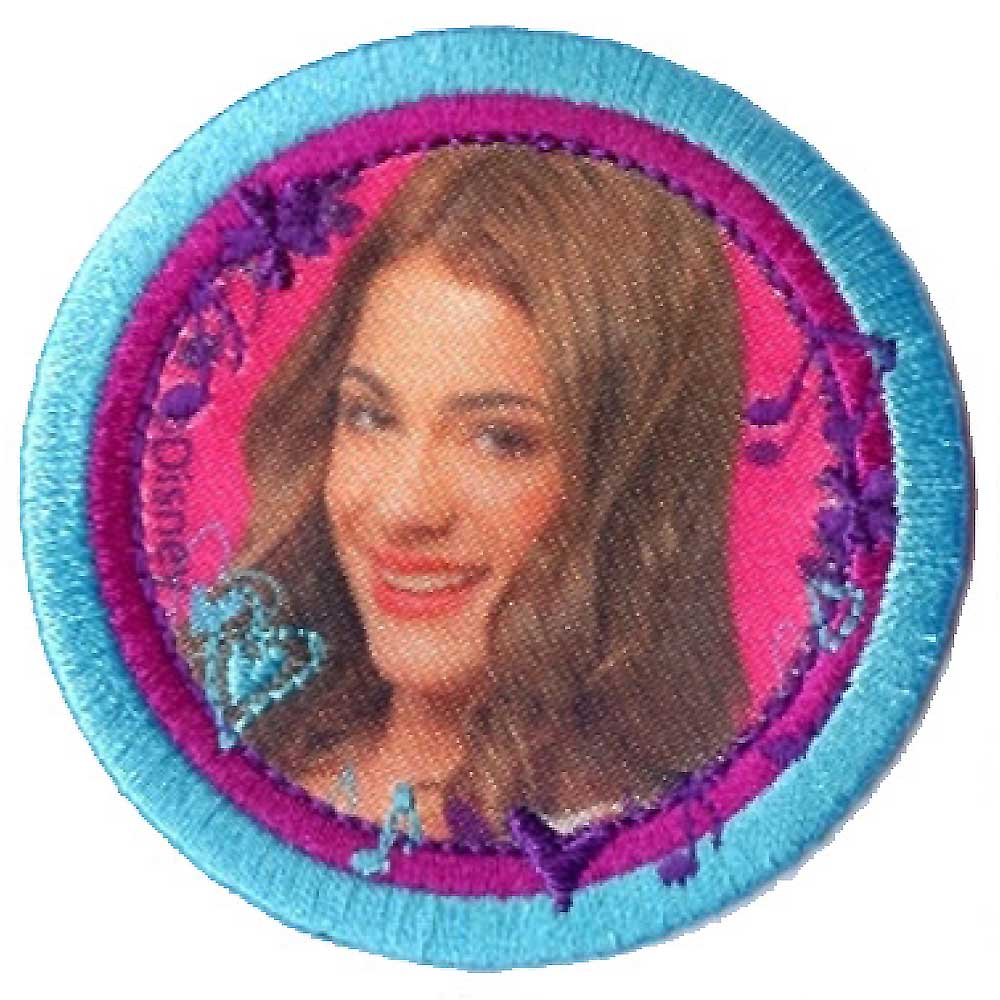 Parches Ropa Disney – Parche Bordado Ropa – (licencia oficial) – Violetta – Tendencias – Estilo – 6,0 x 6,0 cm. - Moda The Happy Patch