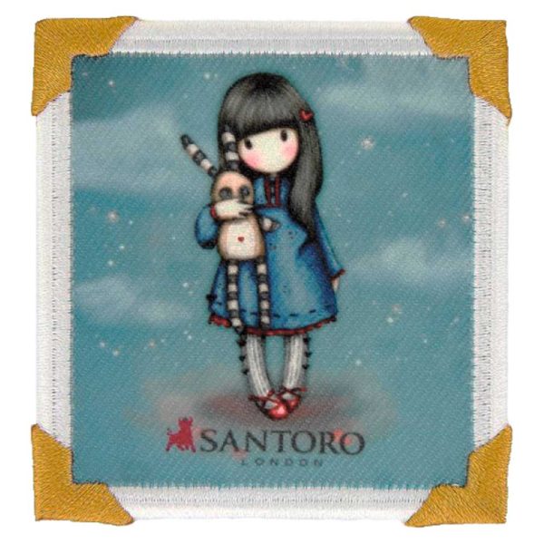 Parches Ropa Gorjuss – (licencia oficial) – Parche Bordado Ropa – Gorjuss – Niñas – Muñecas – Dulces – Tiernos – Sentimientos – 6,9 x 6,9 cm. - Moda The Happy Patch