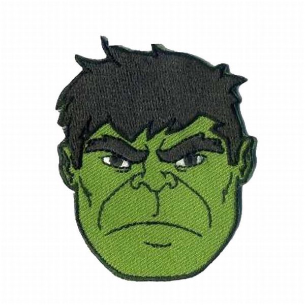 Parches Ropa Marvel – Parche Bordado Ropa – Héroes – (licencia oficial) – The Avengers – Los Vengadores – Hulk – La Masa – 5,3 x 6,5 cm. - Moda The Happy Patch