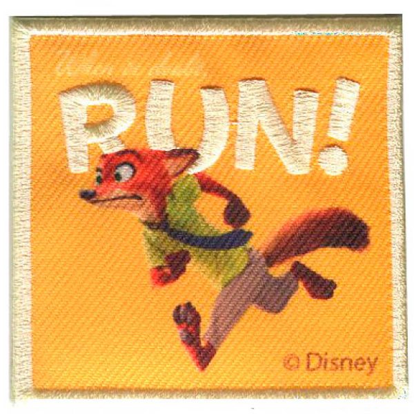 Parches Ropa Disney – Parche Bordado Ropa – Animales – Aventurer@s – (licencia oficial) – Zootopia – Zootrópolis – Nick Wilde – 6,5 x 6,2 cm. - Moda The Happy Patch