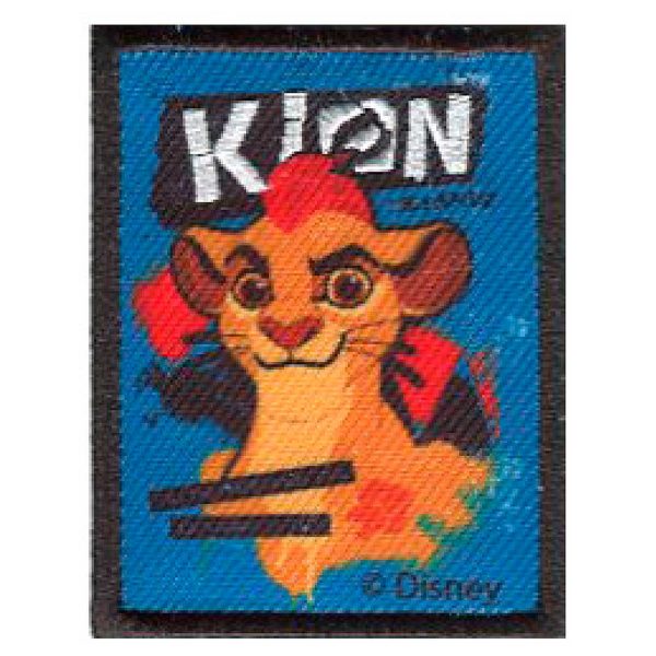 Parches Ropa Disney – Parche Bordado Ropa – Animales – (licencia oficial) – Lion Guard – La Guardia del León – Rey León – Kion – 4,7 x 6,0 cm. - Moda The Happy Patch