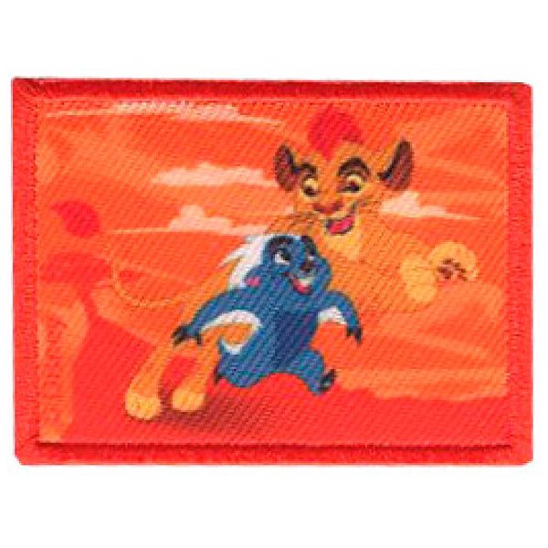 Parches Ropa Disney – Parche Bordado Ropa – Animales – (licencia oficial) – Lion Guard – La Guardia del León – Rey León – Kion & Friends – Kion & Bumga – 6,4 x 4,3 cm. - Moda The Happy Patch