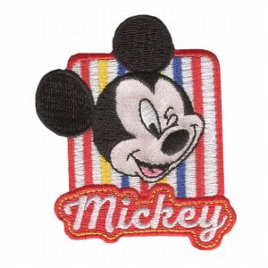 Parches Ropa Disney – Parche Bordado Ropa – Animales – (licencia oficial) – Mickey & Friends – Mickey – 6,3 x 7,5 cm. - Moda The Happy Patch