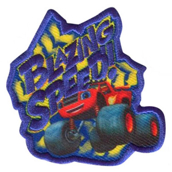Parches Ropa Blaze – Parche Bordado Ropa – Guerrer@s – (licencia oficial) – Blaze & Monster Machines – Blaze – 6,1 x 6,1 cm. - Moda The Happy Patch