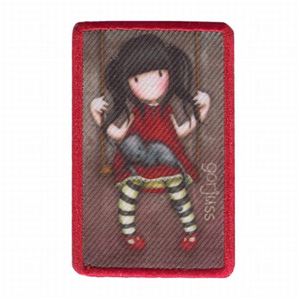 Parches Ropa Gorjuss – (licencia oficial) – Parche Bordado Ropa – Gorjuss – Niñas – Muñecas – Dulces – Tiernos – Sentimientos – 4,3 x 6,7 cm. - Moda The Happy Patch
