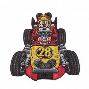 Parches Ropa Disney – Parche Bordado Ropa – Animales – (licencia oficial) – Roadster Racers – Mickey – 6,6 x 6,4 cm. - Moda The Happy Patch