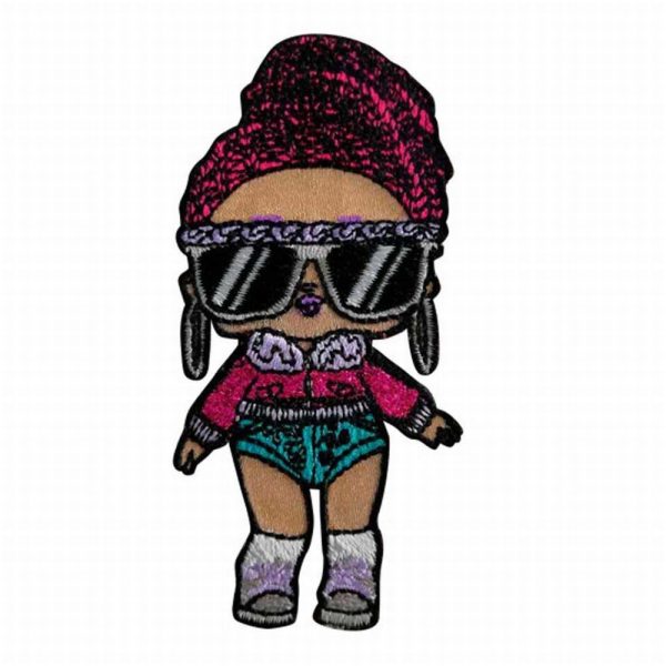 Parches Ropa Lol – Parche Bordado Ropa – (licencia oficial) – Lol Surprise – Pop – Tendencias – Estilo Urbano – Niños y Niñas – 4,5 x 8,1 cm. - Moda The Happy Patch