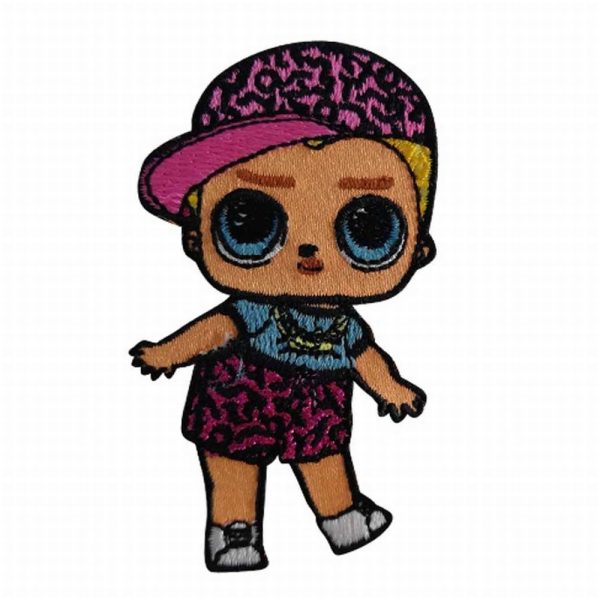 Parches Ropa Lol – Parche Bordado Ropa – (licencia oficial) – Lol Surprise – Rap – Tendencias – Estilo Urbano – Niños y Niñas – 4,1 x 7,1 cm. - Moda The Happy Patch