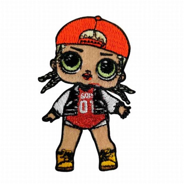 Parches Ropa Lol – Parche Bordado Ropa – (licencia oficial) – Lol Surprise – Rap – Tendencias – Estilo Urbano – Niños y Niñas – 4,3 x 7,0 cm. - Moda The Happy Patch