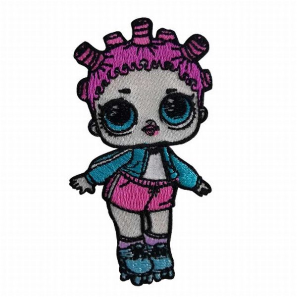 Parches Ropa Lol – Parche Bordado Ropa – (licencia oficial) – Lol Surprise – Roller – Tendencias – Estilo Urbano – Niños y Niñas – 3,9 x 7,4 cm. - Moda The Happy Patch