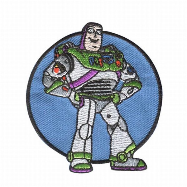 Parches Ropa Disney – Pixar – Parche Bordado Ropa – (licencia oficial) – Toy Story 4 – Buzz LightYear – Juguetes – Juegos – Aventuras – Aventurer@s – Futuristas – Héroes – 6,6 x 7,1 cm. - Moda The Happy Patch
