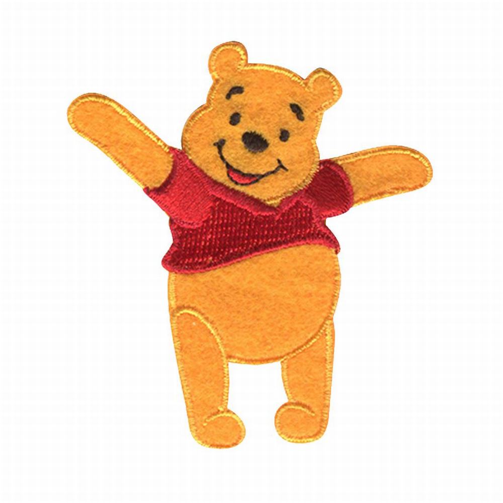 Parches Ropa Disney – Parche Bordado Ropa – Animales – (licencia oficial) – Winnie the Pooh – Winnie – 6,1 x 6,9 cm. - Moda The Happy Patch
