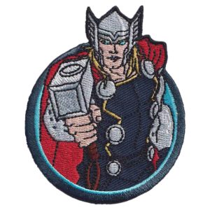 Parches Ropa Marvel – Parche Bordado Ropa – Héroes – (licencia oficial) – The Avengers – Los Vengadores – Thor – 6,5 x 7,8 cm. - Moda The Happy Patch