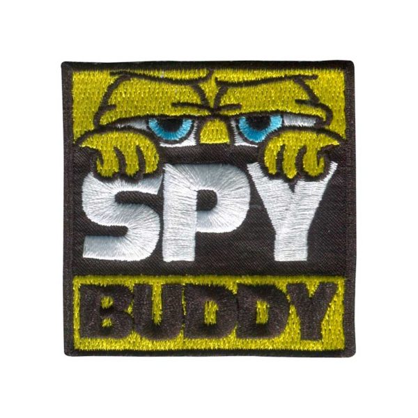 Parches Ropa Bob Esponja – Parche Bordado Ropa – (licencia oficial) – Esponge Bob – Bob – Episodio Spy Buddy – Infantil – Alegría – Fondo de Bikini – 5,8 x 6,0 cm. - Moda The Happy Patch