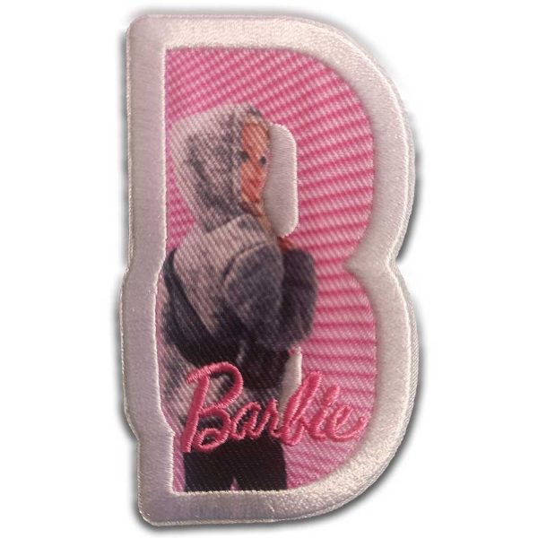 Parches Ropa Mattel – Trend – Style – Tendencia – Moda – Parche Bordado Ropa – (licencia oficial) – Barbie World – Barbie – Niñas – Muñecas – 4,5 x 7,8 cm. - Moda The Happy Patch