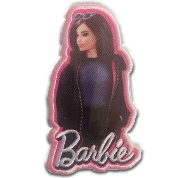 Parches Ropa Mattel – Trend – Style – Tendencia – Moda – Parche Bordado Ropa – (licencia oficial) – Barbie World – Barbie – Niñas – Muñecas – 5,2 x 9,0 cm. - Moda The Happy Patch