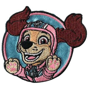 Parches Ropa La Patrulla Canina – Parche Bordado Ropa – (licencia oficial) – Paw Patrol – Liberty – Mascotas – Animales – Perro Salchicha – 6,5 x 6,0 cm. – Moda The Happy Patch