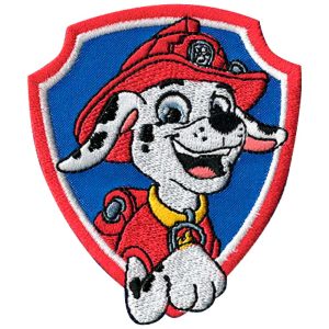 Parches Ropa La Patrulla Canina – Parche Bordado Ropa – (licencia oficial) – Paw Patrol – Marshall – Mascotas – Animales – Perro Dálmata – 6,5 x 7,5 cm. – Moda The Happy Patch