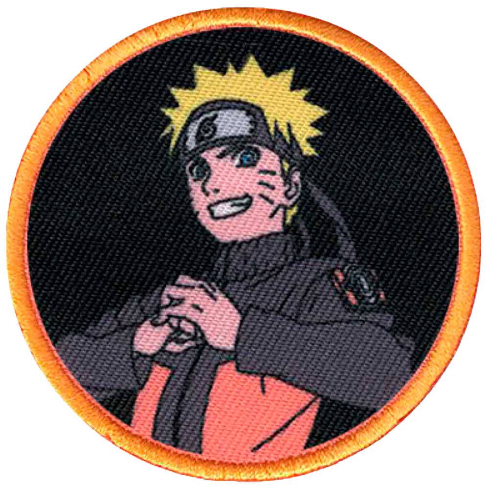 Parches Ropa Naruto Shippuden – Parche Bordado Ropa – Manga – Ninja – (licencia oficial) – Naruto Uzumaki – Guerrer@s – Lucha – Aventurer@s – 6,5 x 6,5 cm. – Moda The Happy Patch