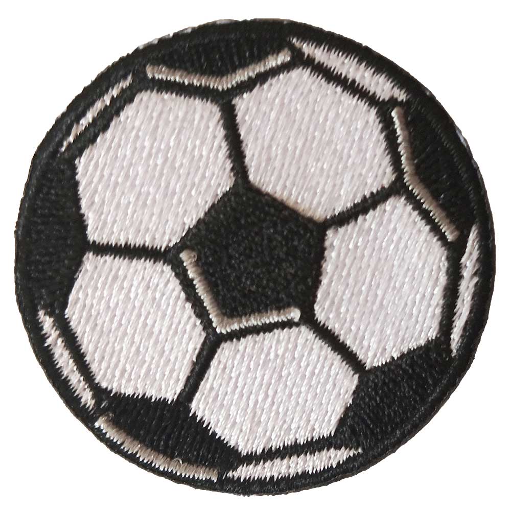 Parches Ropa – Parche Bordado Ropa – Exclusivo – Balón Deporte – Pelota – Fútbol – 4,5 x 4,5 cm. – Moda The Happy Patch