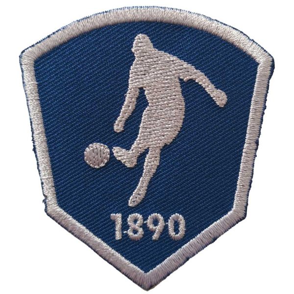 Parches Ropa – Parche Bordado Ropa – Exclusivo – Balón Deporte – Pelota – Fútbol – Escudo – Team – Equipo – Jugador – 5,7 x 6,5 cm. – Moda The Happy Patch