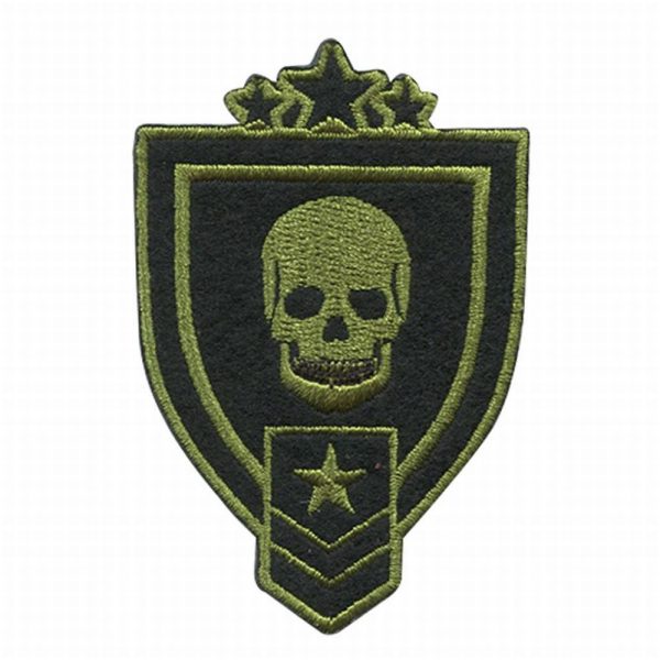 Parches Ropa – Parche Bordado Ropa – Exclusivo – Escudo Militar – 5,1 x 7,9 cm. - Moda The Happy Patch