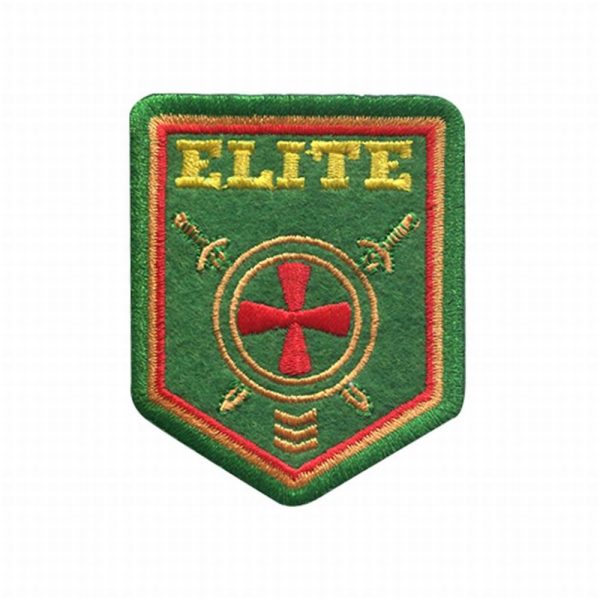 Parches Ropa – Parche Bordado Ropa – Exclusivo – Escudo Militar – 5,2 x 6,4 cm. - Moda The Happy Patch