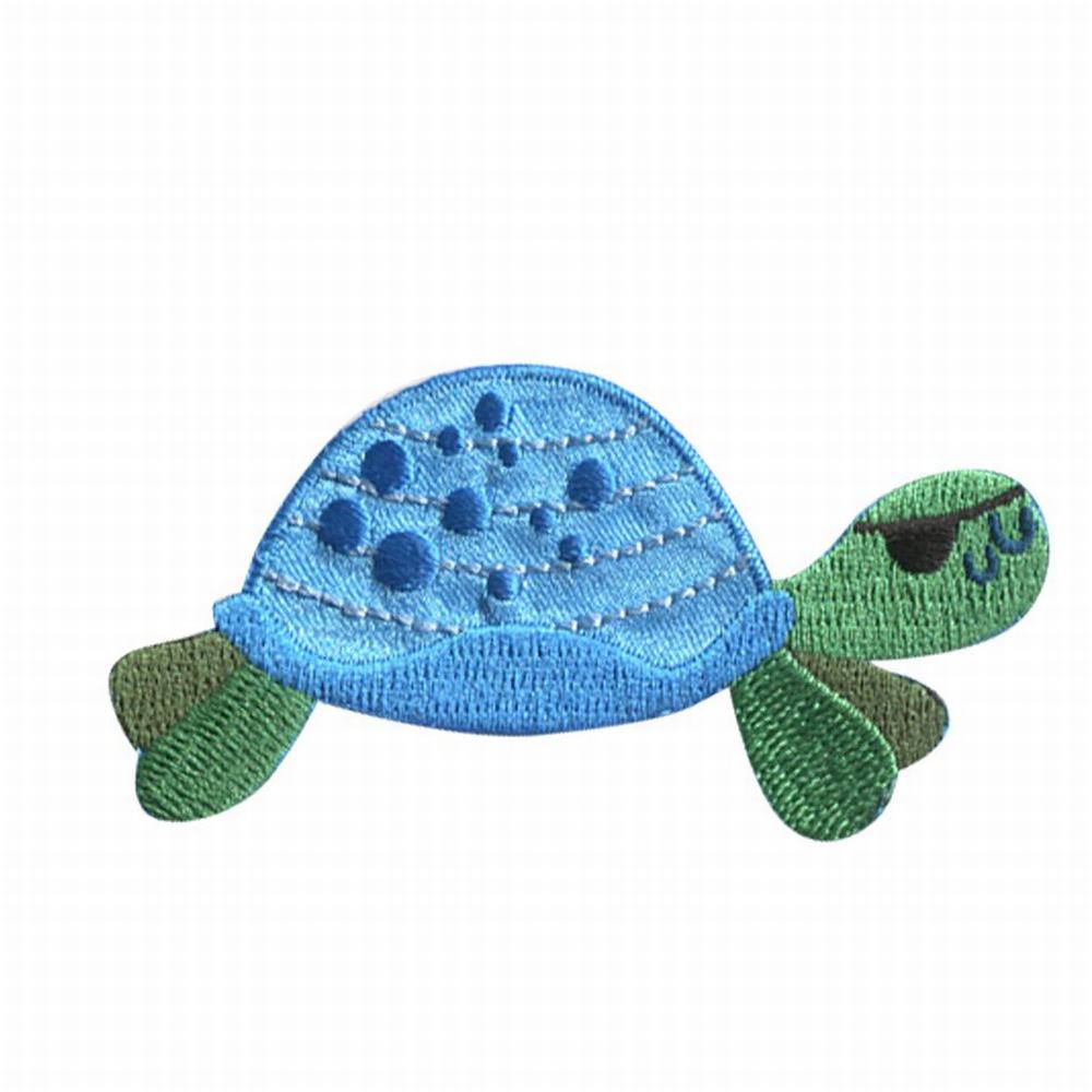 Parches Ropa – Parche Bordado Ropa – Exclusivo – Animales – Tortuga – 7,9 x 4,1 cm. - Moda The Happy Patch