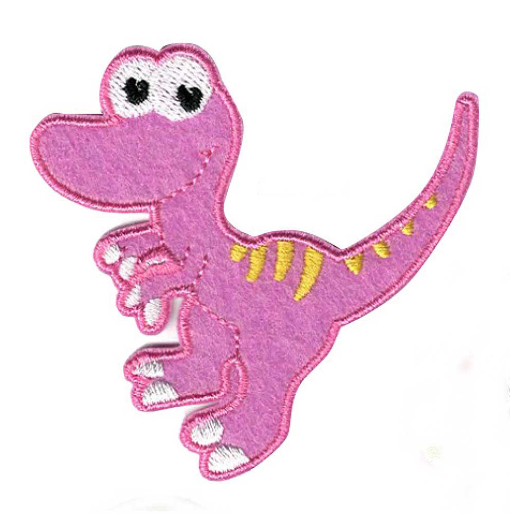 Parches Ropa – Parche Bordado Ropa – Exclusivo – Animales – Dinosaurio – Velociraptor – 7,0 x 6,3 cm. - Moda The Happy Patch