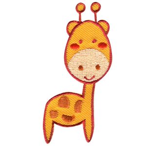 Parches Ropa – Parche Bordado Ropa – Exclusivo – Animales – Jirafa – 3,7 x 7,2 cm. - Moda The Happy Patch