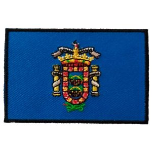 Parches Ropa – Parches Bordados Ropa – Bandera – Ciudad Autónoma de Melilla – 7,0 x 4,5 cm. - Moda The Happy Patch