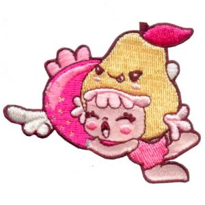 Parches Ropa Charuca – Parche Bordado Ropa – Kawaii – (licencia oficial) – Charuca Classic – Pear Charuca – Niñas – Muñecas – Comida – Pera & Fruta – Tiernos – Cute – 7,0 x 5,9 cm. - Moda The Happy Patch