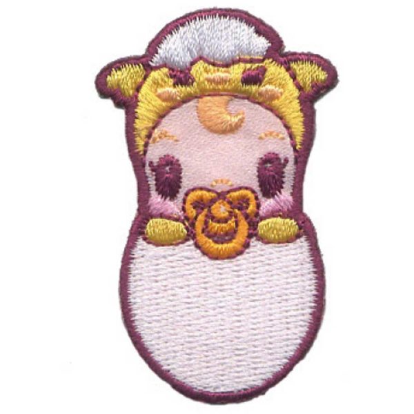Parches Ropa Charuca – Parche Bordado Ropa – Kawaii – (licencia oficial) – Charuca Baby – Baby – Bebé – Huevo – Muñecos – Tiernos – Cute – 4,8 x 6,0 cm. - Moda The Happy Patch