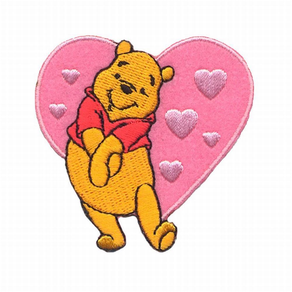 Parches Ropa Disney – Parche Bordado Ropa – Animales – (licencia oficial) – Winnie the Pooh – Winnie – 6,2 x 6,1 cm. - Moda The Happy Patch