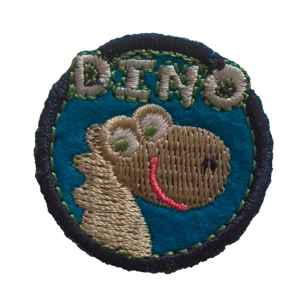 Parches Ropa Mini – Parche Bordado Ropa – Parche Mini – Exclusivo – Animales – Dinosaurio – Dino – Brontosaurio – 3,7 x 3,7 cm. – Moda The Happy Patch