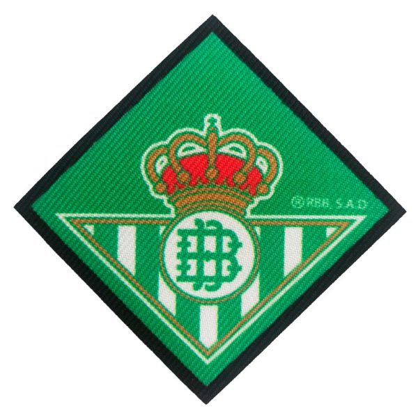 Parches Ropa Fútbol Deportes – Parche Impreso Ropa – (licencia oficial) – Real Betis Balompié – Escudo – 5,7 x 5,7 cm. – Moda The Happy Patch