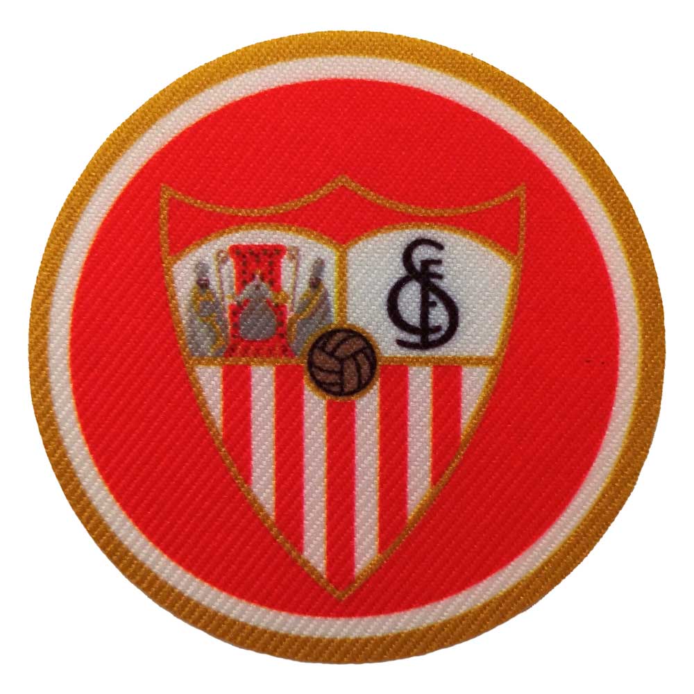 Parches Ropa Fútbol Deportes – Parche Impreso Ropa – (licencia oficial) – Sevilla F.C. – Escudo – 6,5 x 6,5 cm. – Moda The Happy Patch
