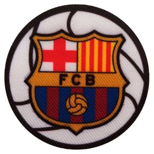 Parches Ropa Fútbol Deportes – Parche Impreso Ropa – (licencia oficial) – Fútbol Club Barcelona FCB – Escudo – 6,5 x 6,5 cm. – Moda The Happy Patch