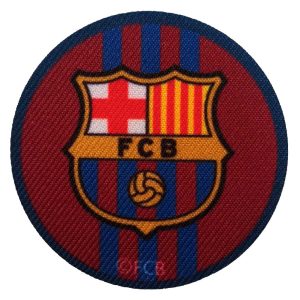 Parches Ropa Fútbol Deportes – Parche Impreso Ropa – (licencia oficial) – Fútbol Club Barcelona FCB – Escudo – 6,5 x 6,5 cm. – Moda The Happy Patch