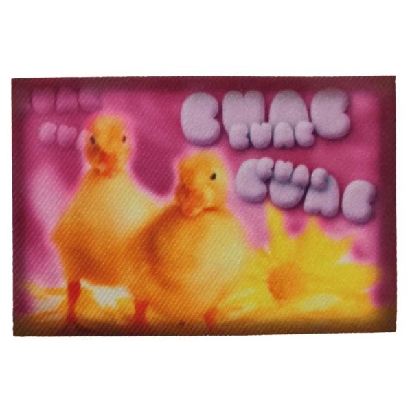Parches Ropa – Parche Impreso Ropa – Exclusivo – Animales – Mascotas – Puppies – Pato – Cuac Cuac – Cute – Sweet – Tiernos – Mascotas – Tiernos – 9,0 x 6,0 cm. – Moda The Happy Patch
