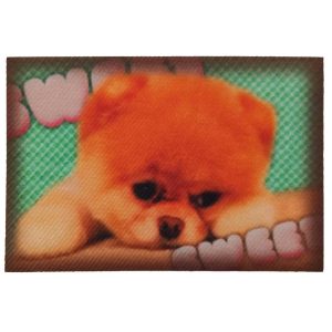 Parches Ropa – Parche Impreso Ropa – Exclusivo – Animales – Puppies – Mascotas – Perro – Cachorro de Pomerania – Cute – Sweet – Tiernos – Mascotas – Tiernos – 9,0 x 6,0 cm. – Moda The Happy Patch