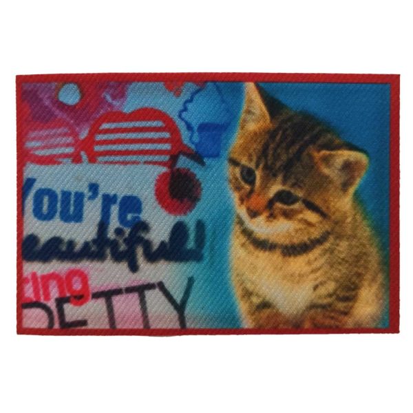 Parches Ropa – Parche Impreso Ropa – Exclusivo – Animales – Puppies – Mascotas – Gato – Cachorro – You're Beautiful – Cute – Sweet – Tiernos – Mascotas – Tiernos – 9,0 x 6,0 cm. – Moda The Happy Patch