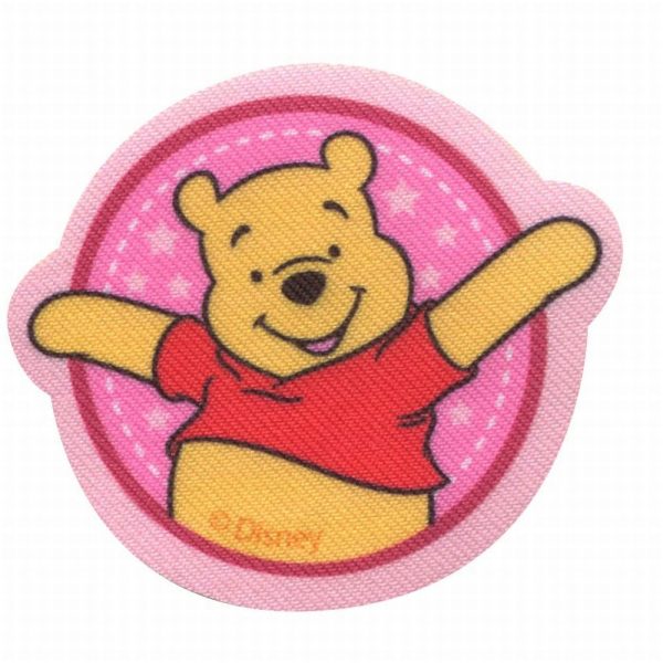 Parches Ropa Disney – Parche Impreso Ropa – Animales – (licencia oficial) – Winnie the Pooh – Oso Winnie – 7,0 x 6,5 cm. - Moda The Happy Patch