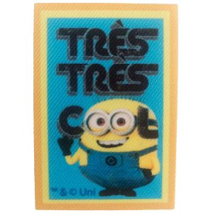 Parches Ropa Minions – Parche Impreso Ropa – (licencia oficial) – Minions – Bob – Tres Cool – Humor – Graciosos – Simpáticos – Amistad – Amig@s – 5,3 x 7,8 cm. – Moda The Happy Patch